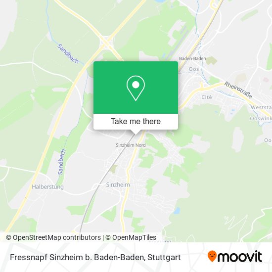 Карта Fressnapf Sinzheim b. Baden-Baden
