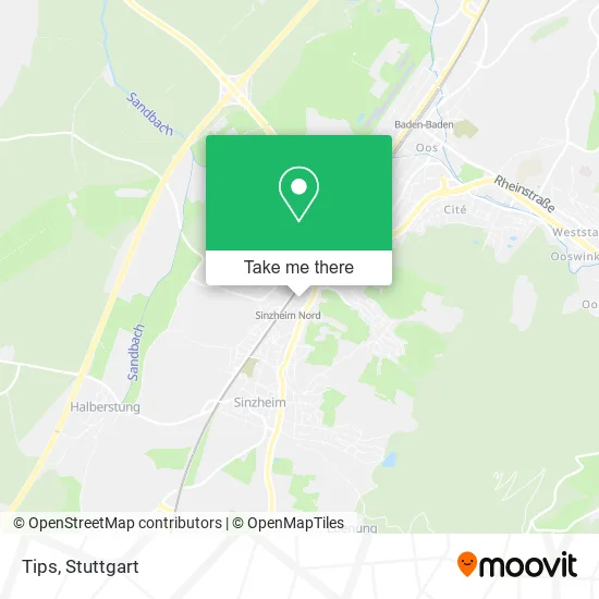 Tips map