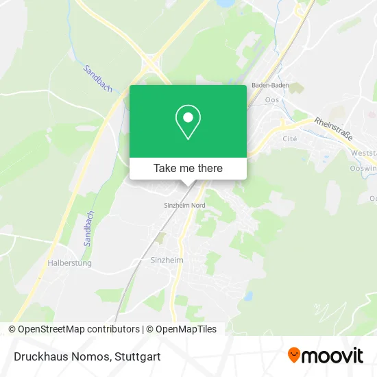 Карта Druckhaus Nomos