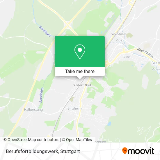 Карта Berufsfortbildungswerk