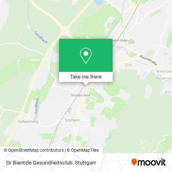 Dr Bientzle Gesundheitsclub map