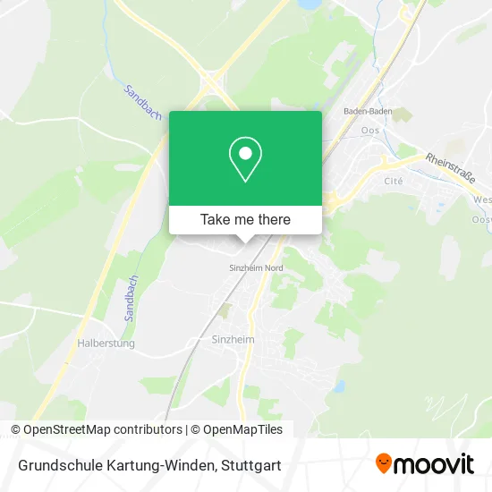 Карта Grundschule Kartung-Winden