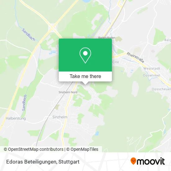 Карта Edoras Beteiligungen