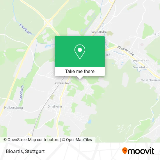 Bioartis map