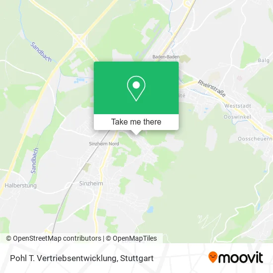 Карта Pohl T. Vertriebsentwicklung