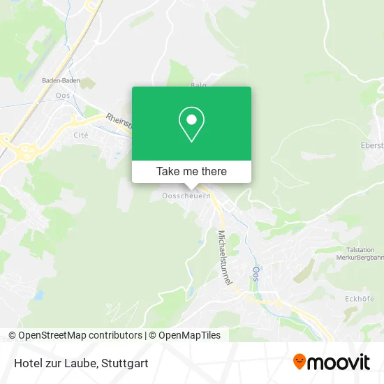 Карта Hotel zur Laube