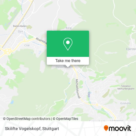 Карта Skilifte Vogelskopf