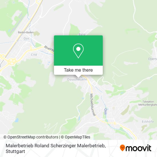 Malerbetrieb Roland Scherzinger Malerbetrieb map
