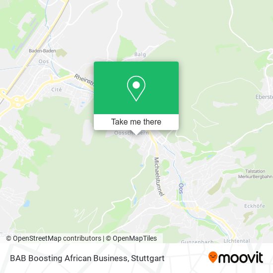 BAB Boosting African Business map