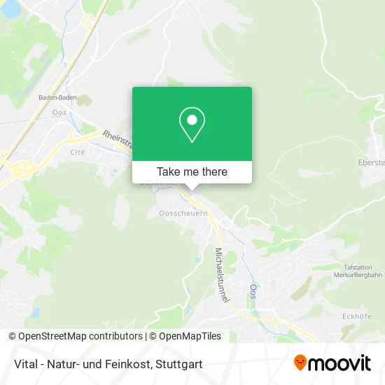 Карта Vital - Natur- und Feinkost