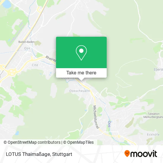 Карта LOTUS Thaimaßage