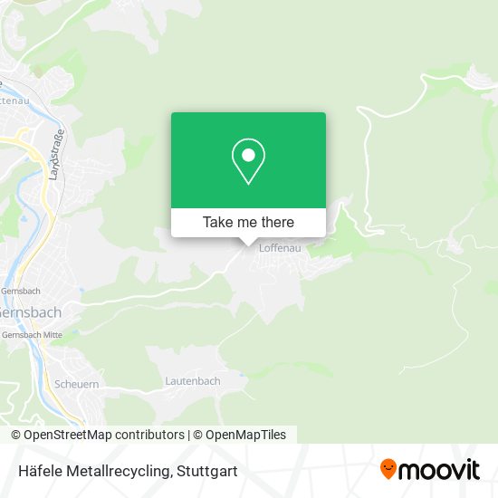 Häfele Metallrecycling map