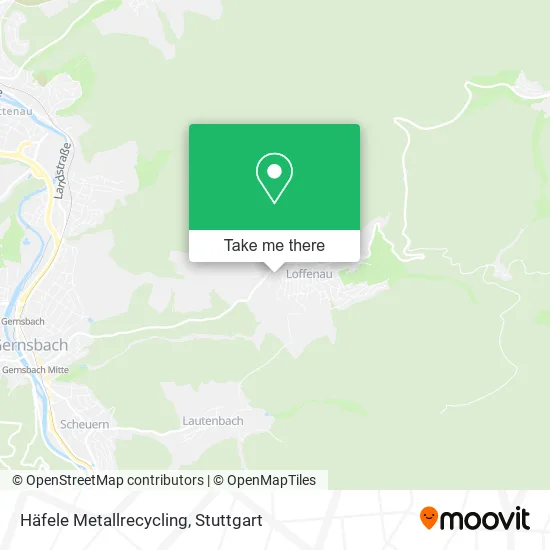 Карта Häfele Metallrecycling