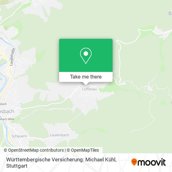 Württembergische Versicherung: Michael Kühl map