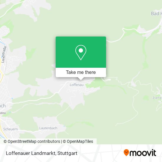 Loffenauer Landmarkt map
