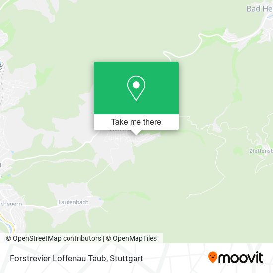 Forstrevier Loffenau Taub map