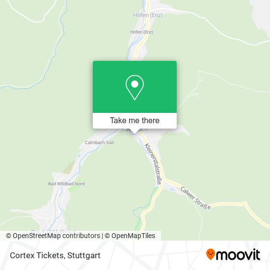 Cortex Tickets map