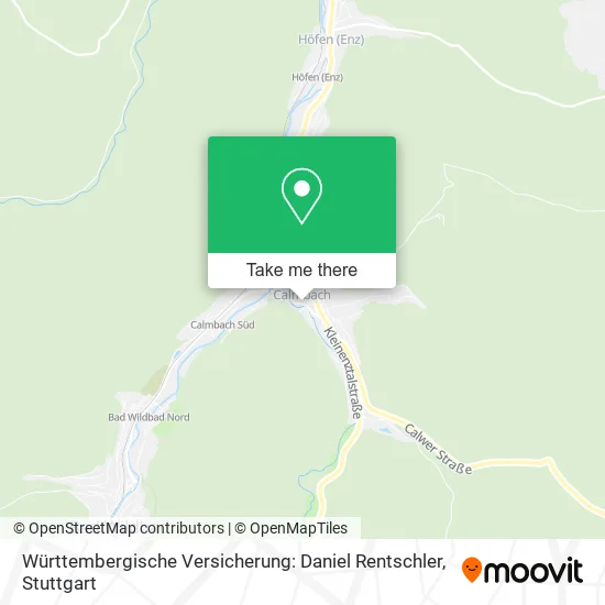 Карта Württembergische Versicherung: Daniel Rentschler