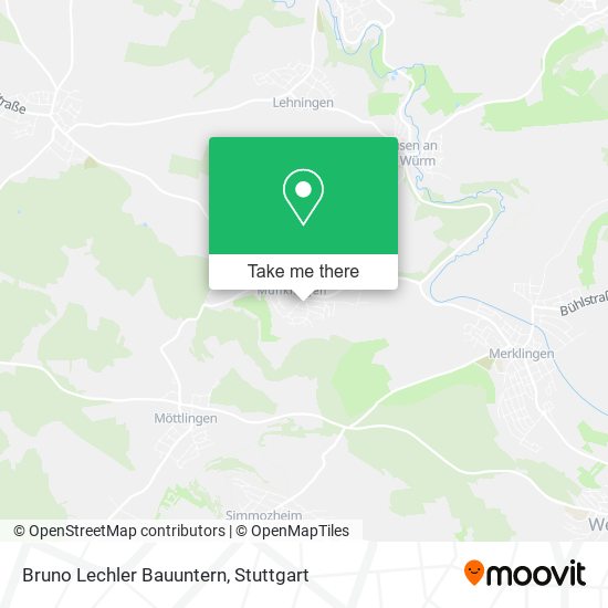 Bruno Lechler Bauuntern map