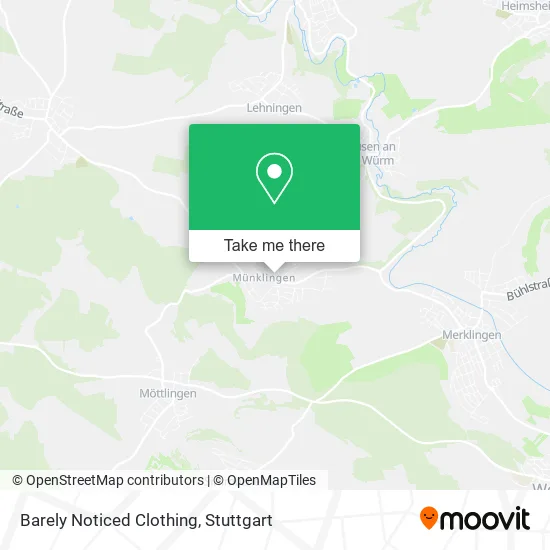 Карта Barely Noticed Clothing