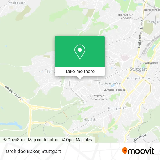 Карта Orchidee Baker