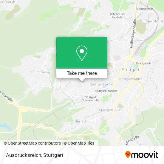 Карта Ausdrucksreich