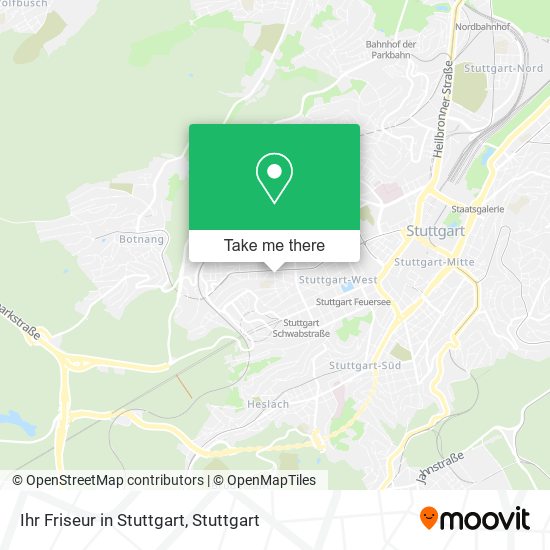 Ihr Friseur in Stuttgart map