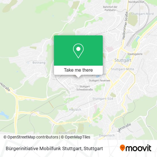 Bürgerinitiative Mobilfunk Stuttgart map