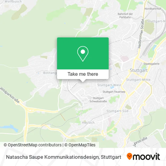 Карта Natascha Saupe Kommunikationsdesign