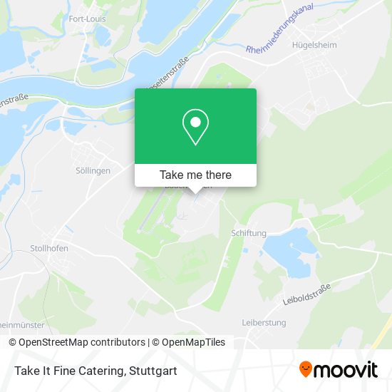 Take It Fine Catering map