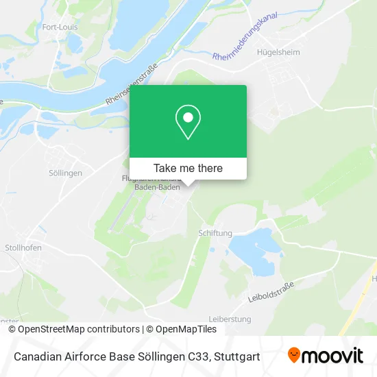 Карта Canadian Airforce Base Söllingen C33