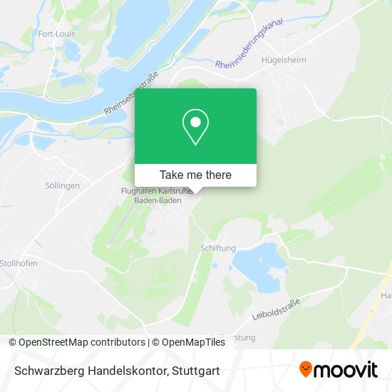 Schwarzberg Handelskontor map