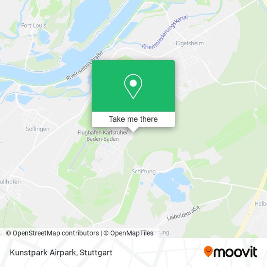 Kunstpark Airpark map