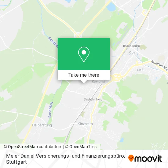 Карта Meier Daniel Versicherungs- und Finanzierungsbüro