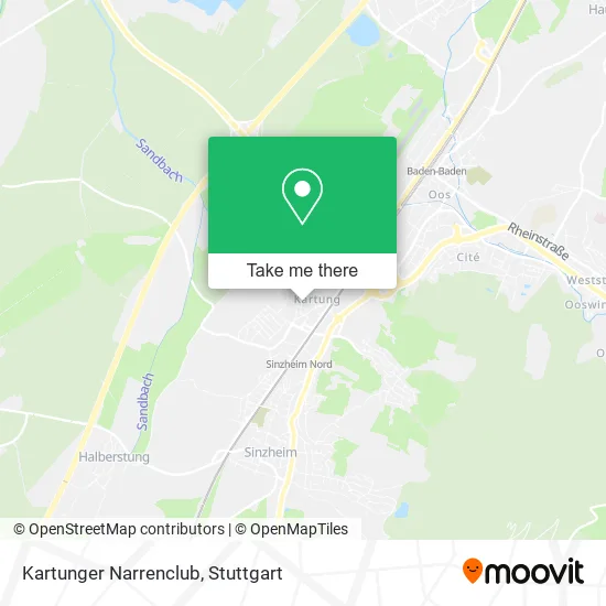 Карта Kartunger Narrenclub