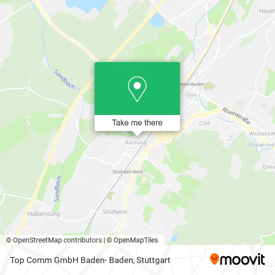 Карта Top Comm GmbH Baden- Baden