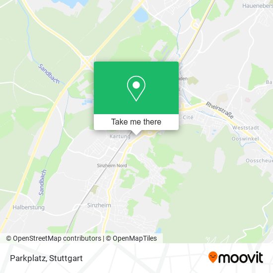 Карта Parkplatz