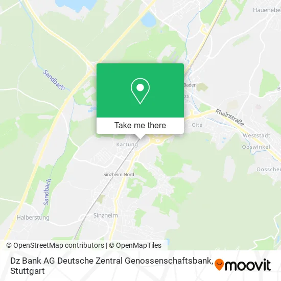 Карта Dz Bank AG Deutsche Zentral Genossenschaftsbank