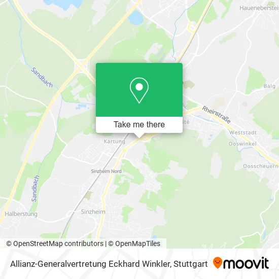 Карта Allianz-Generalvertretung Eckhard Winkler