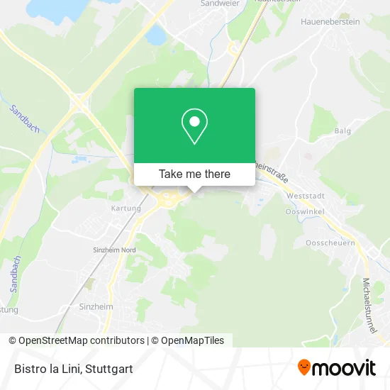 Карта Bistro la Lini