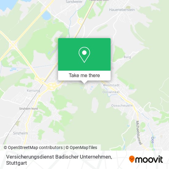 Versicherungsdienst Badischer Unternehmen map