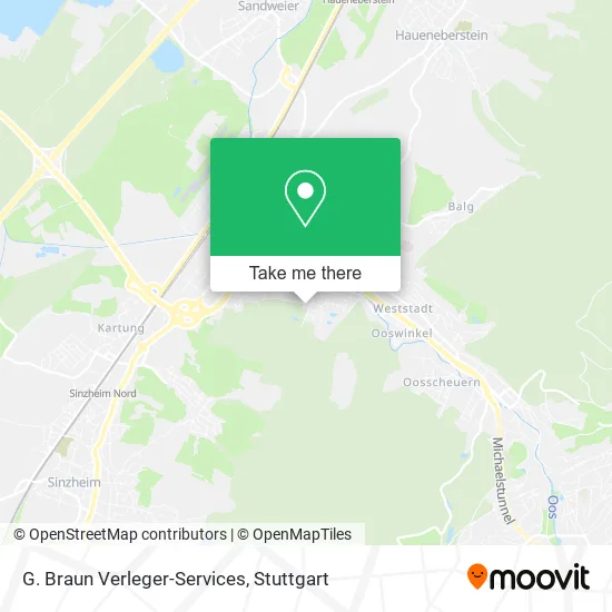 Карта G. Braun Verleger-Services