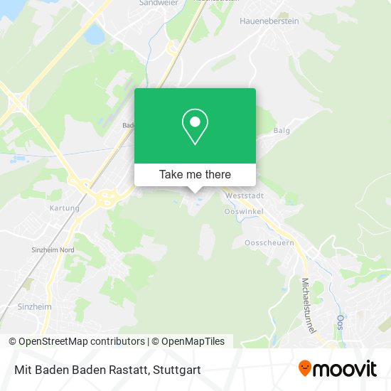 Mit Baden Baden Rastatt map