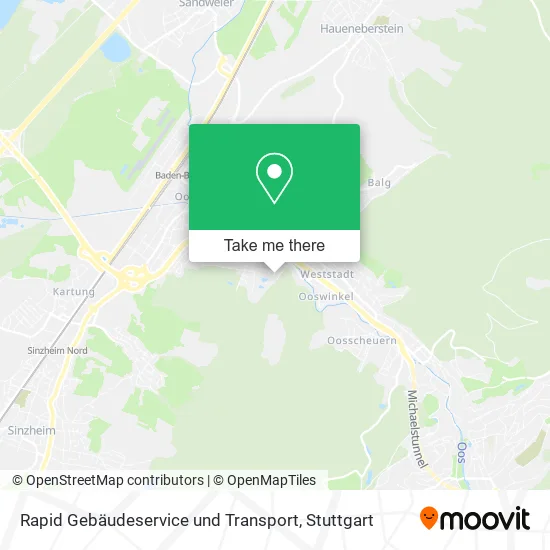 Карта Rapid Gebäudeservice und Transport