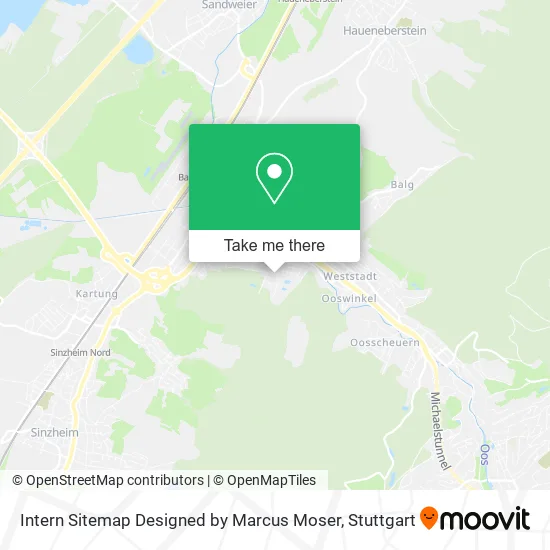 Карта Intern Sitemap Designed by Marcus Moser