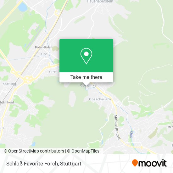 Schloß Favorite Förch map