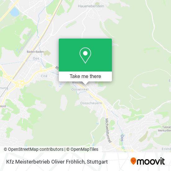 Kfz Meisterbetrieb Oliver Fröhlich map