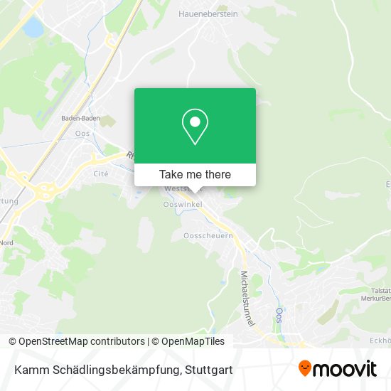 Kamm Schädlingsbekämpfung map