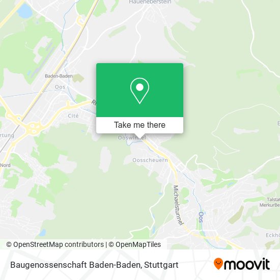 Карта Baugenossenschaft Baden-Baden