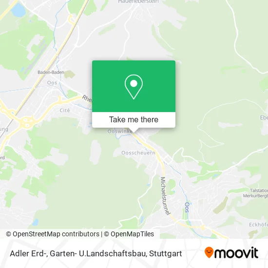 Карта Adler Erd-, Garten- U.Landschaftsbau